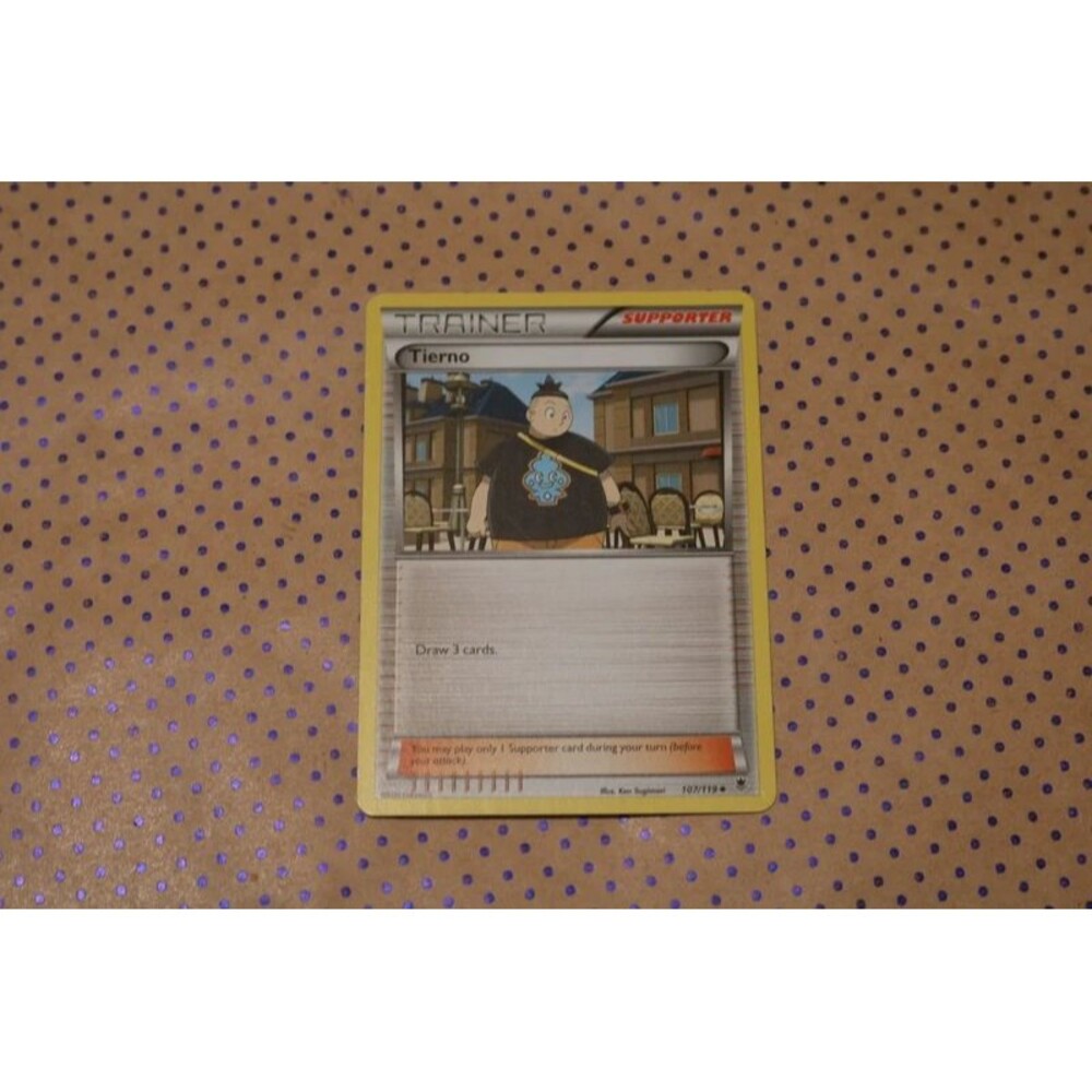 Tierno 107/119 Pokemon Card (2014)
